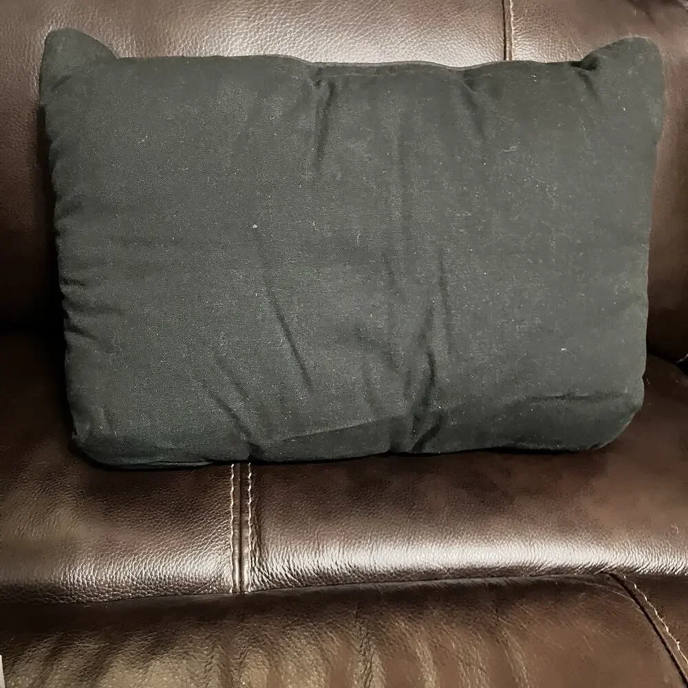 Vintage Halloween Black Cat Jack O Lantern Tapestry Throw Pillow 15x11 Decor